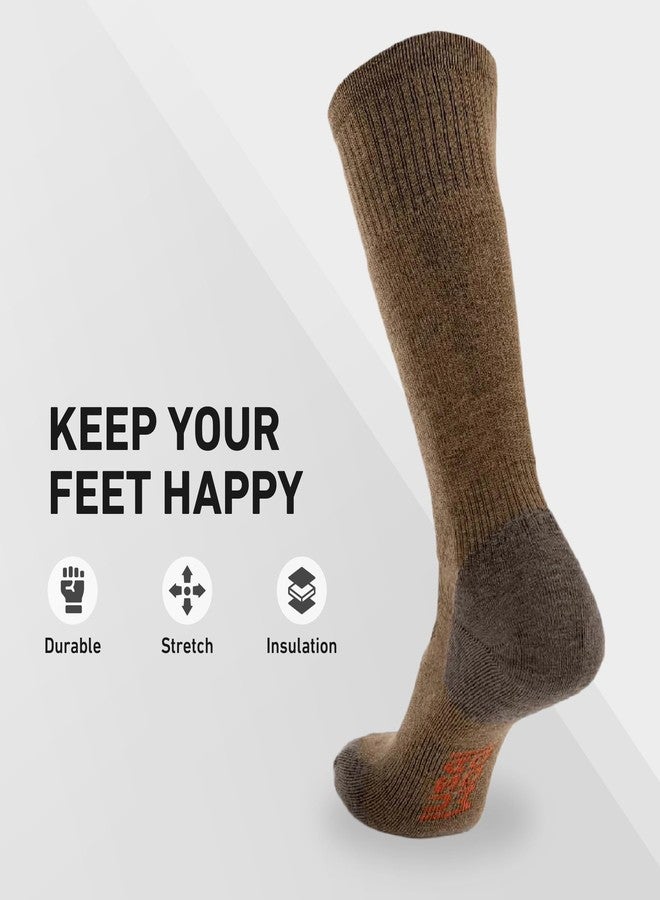 GRIP6 Everyday Merino Wool Socks - Lightweight Wool Hiking Socks - Warm Crew Socks for Men and Women - Cold Weather Gear - - Image 3
