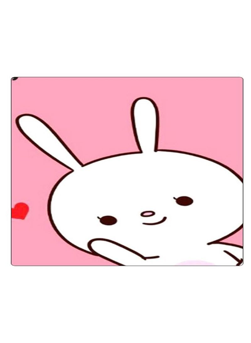 Printed Anti-Slip Gaming Mouse Pad Pink/White/Red