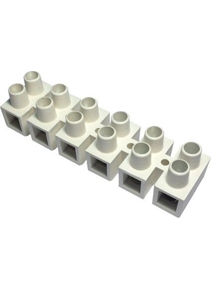 ÇETSAN 5 Pieces Plastic Row Terminal Block No.4 (10-16 Mm2) Heat Resistant 