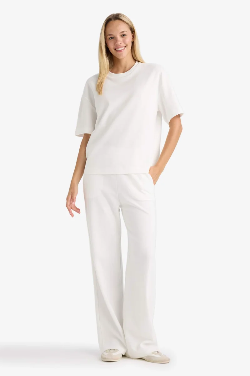 ديفاكتو Straight Fit Pockets Basic Sweatpants