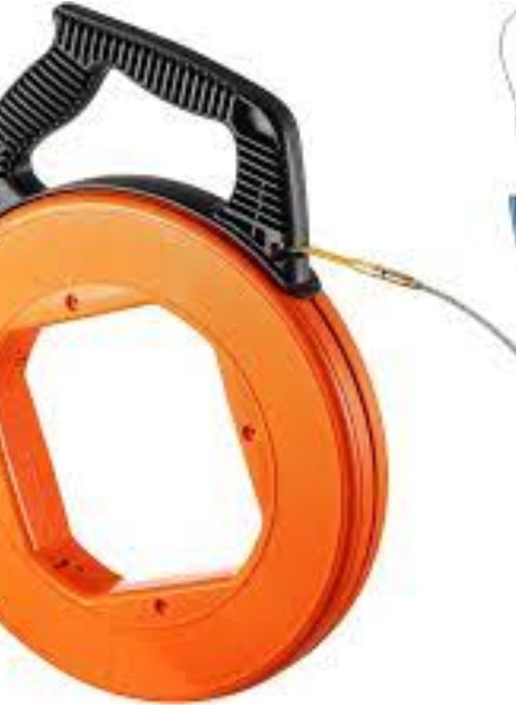 KNP Fish Tape Wire Puller 60M Is A Tool Designed For Pulling Electrical Wires Through Conduits Or Other Enclosed Spaces.  - Image 2