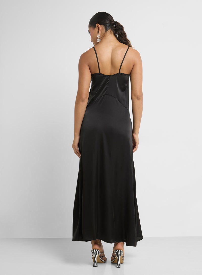 Ginger Satin Slip Dress - Image 2