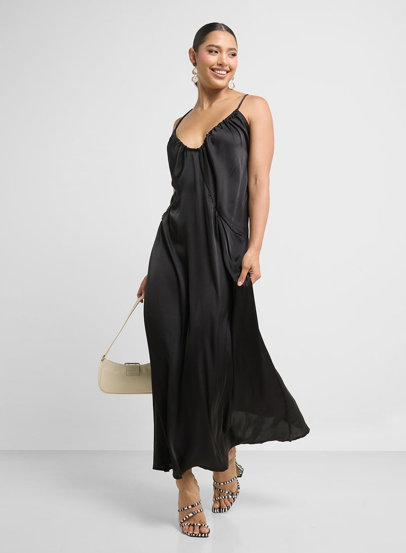 Ginger Satin Slip Dress - Image 4