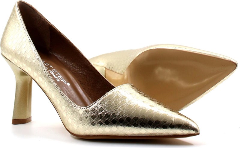 Fast Step Leather Women's Thin Heel Shoes 019Za21-638  - Image 3