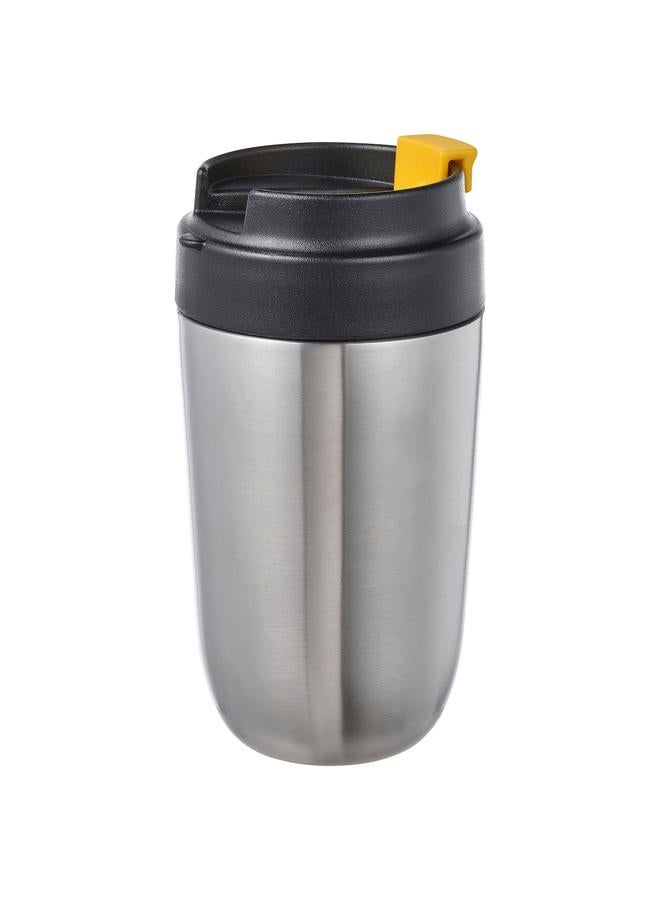Zaboon Insulated travel mug, stainless steel/black, 35 cl - Image 1