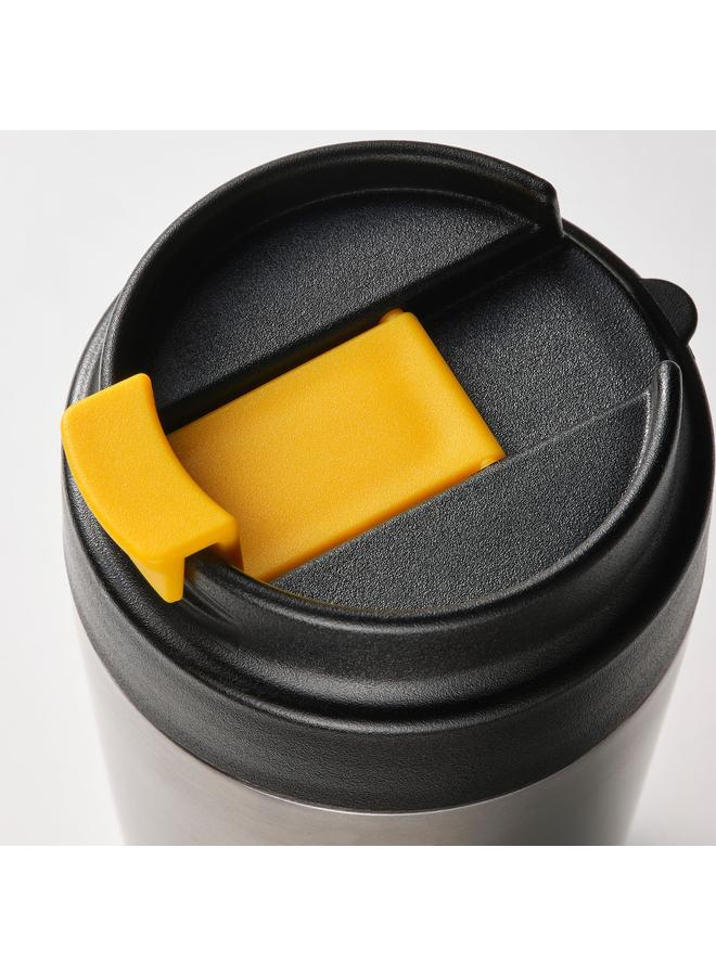 Zaboon Insulated travel mug, stainless steel/black, 35 cl - Image 2