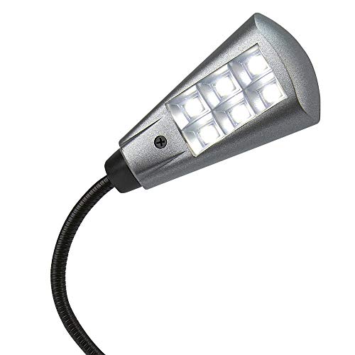 Carson FL-66 Flex Neck Plus Ultra Bright Fully Adjustable 6 LED Book Light,Black - Image 3