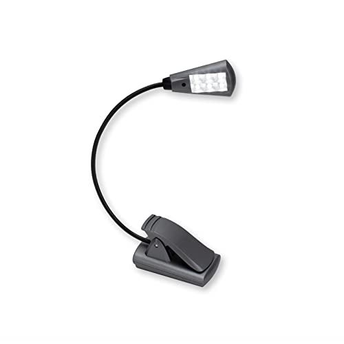 Carson FL-66 Flex Neck Plus Ultra Bright Fully Adjustable 6 LED Book Light,Black - Image 1