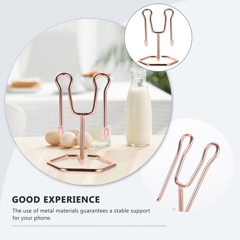 Rose Pink Bunny Phone Stand Holder Stable Base For Office Home Desk Use - Image 5
