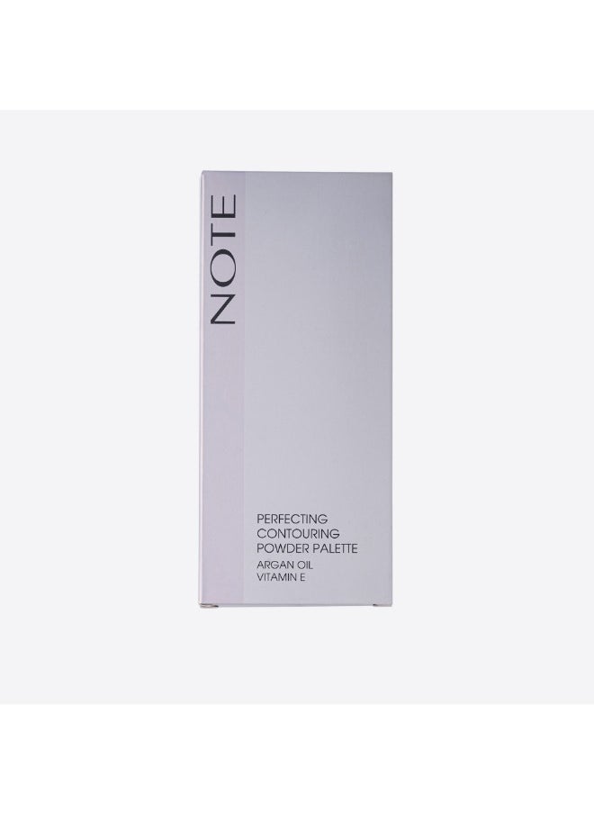 Note Note Perfecting Contouring Powder Palette With Argan Oil & Vitamin E - No. 01 Light To Medium  - Image 4