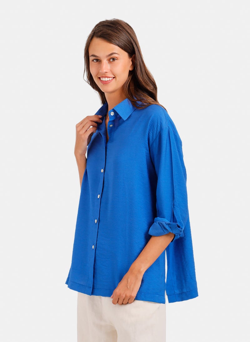Carina Relaxed Crinkle Shirt - Image 3