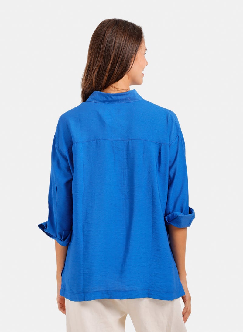 Carina Relaxed Crinkle Shirt - Image 4