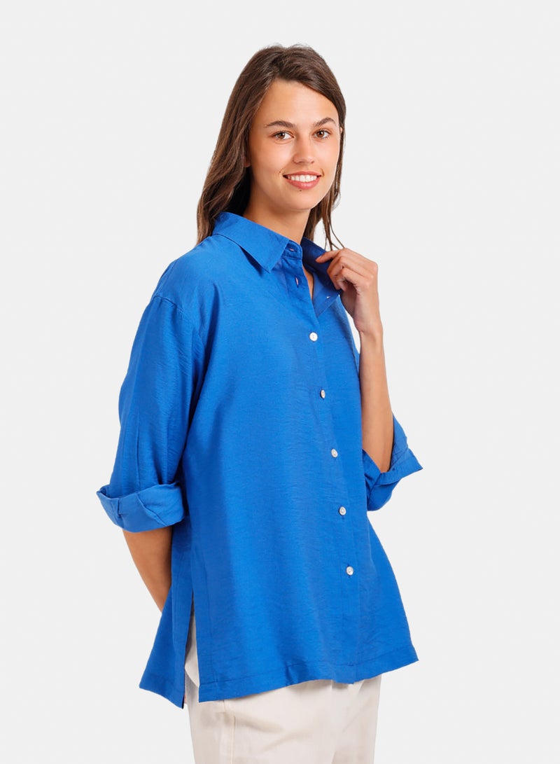 Carina Relaxed Crinkle Shirt - Image 2