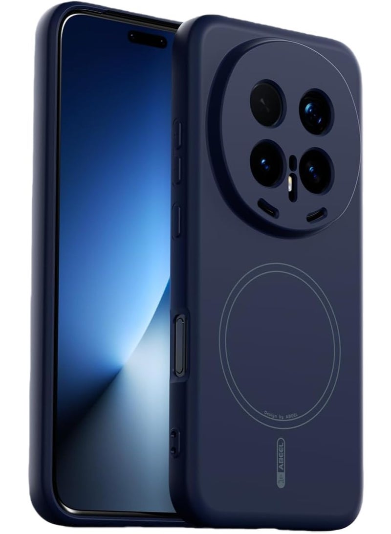 general Case Compatible with Honor Magic 8 Pro 5G, [Compatible with Mag-Safe], Slim Thin Liquid Silicone Soft Rubber Gel, Full Camera Protection, Pure Color Bumper Simple Cover - Image 1