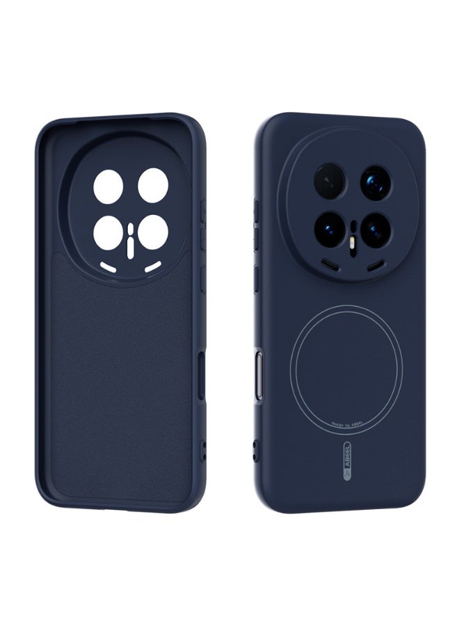 general Case Compatible with Honor Magic 8 Pro 5G, [Compatible with Mag-Safe], Slim Thin Liquid Silicone Soft Rubber Gel, Full Camera Protection, Pure Color Bumper Simple Cover - Image 2