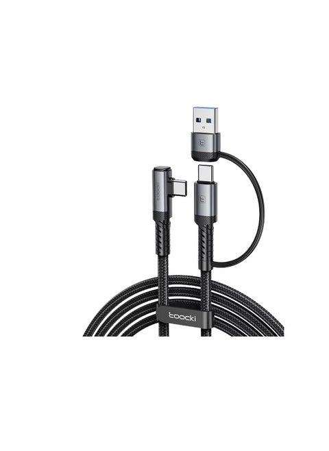 Toocki Oculus Quest Meta 2 in 1 Type A/C to Type C VR Link Cable - 16FT (5M)
