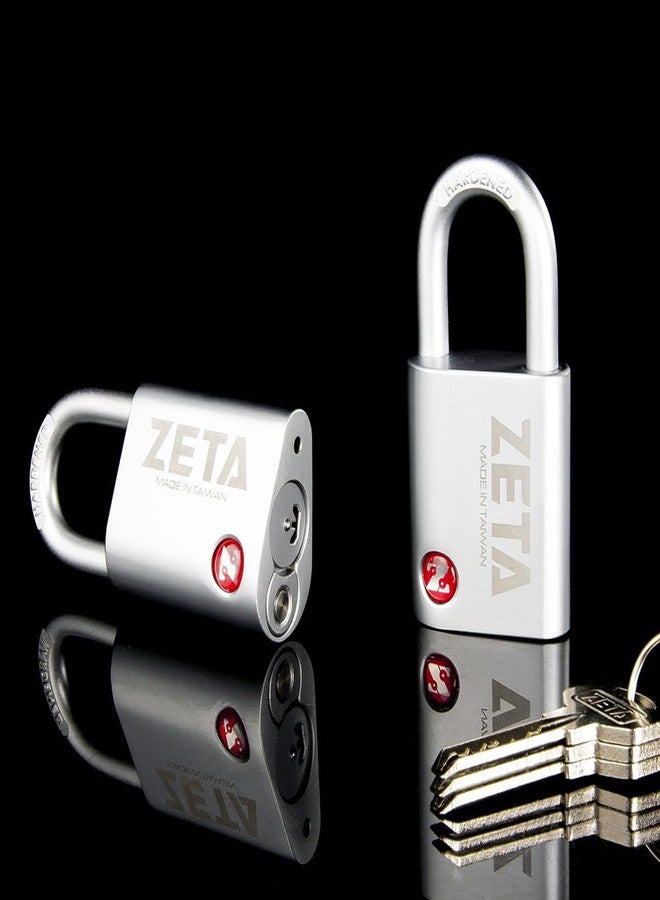 ZETA ZR45 High Security 6-Pin Dimple Slider with Sidebar Cut Pick Resistant Locksport 45mm Width Padlock - Image 3