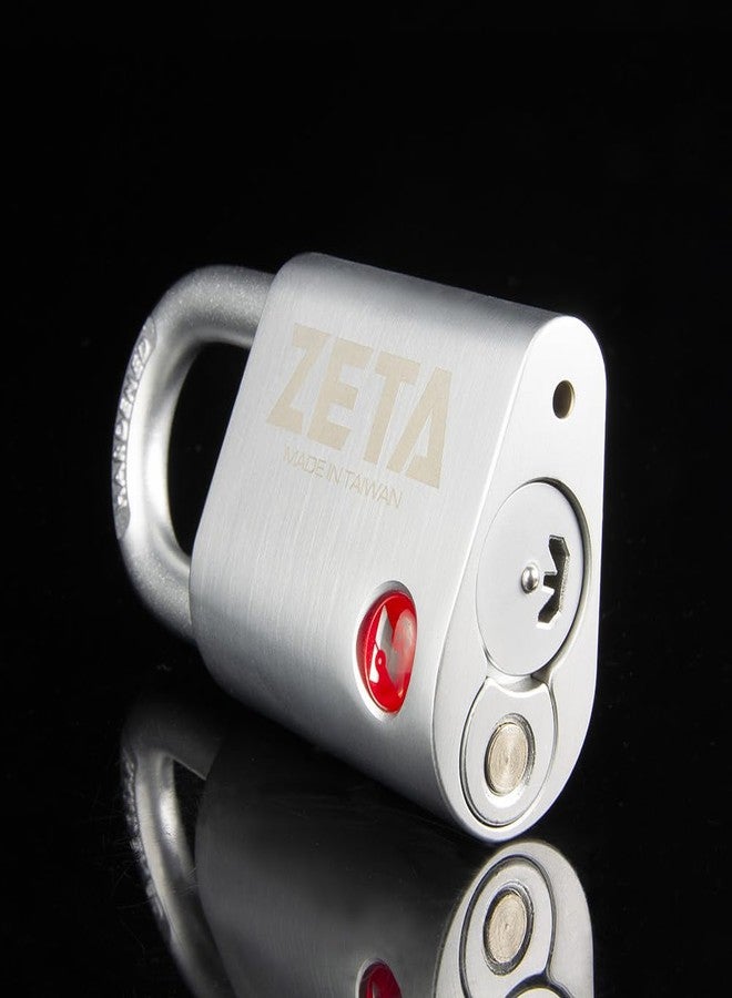 ZETA ZR45 High Security 6-Pin Dimple Slider with Sidebar Cut Pick Resistant Locksport 45mm Width Padlock - Image 2