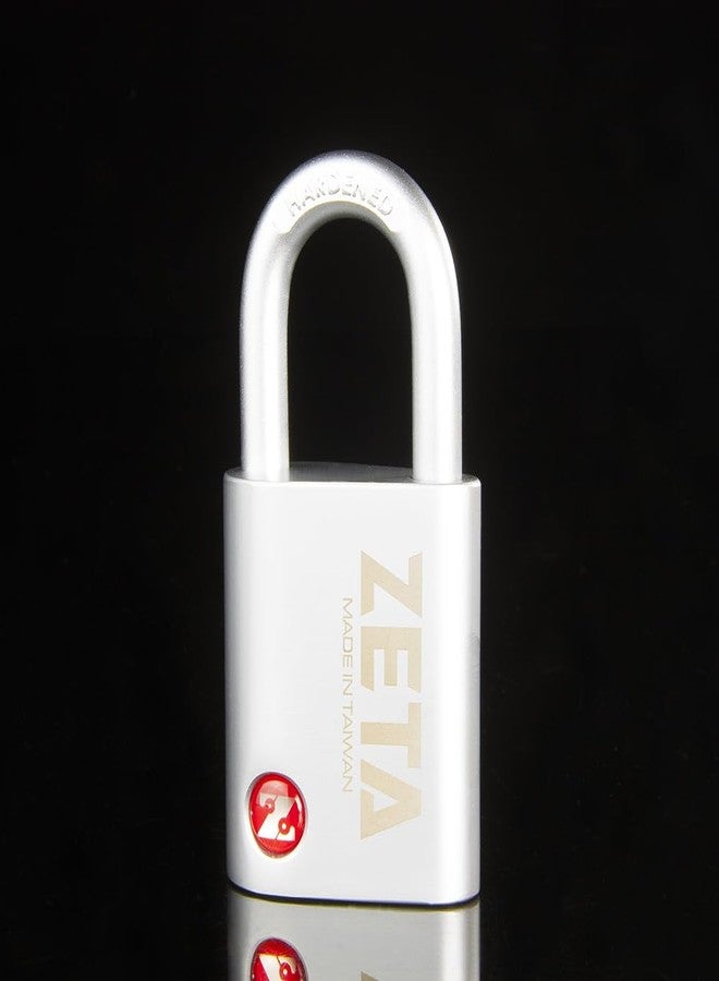 ZETA ZR45 High Security 6-Pin Dimple Slider with Sidebar Cut Pick Resistant Locksport 45mm Width Padlock - Image 1
