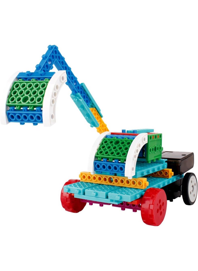 PowerTRC PowerTRC 4 in 1 STEM Robotic Building Kits  Explore  Learn Remote Control Educational Engineering Robots for Kids  DIY Machine Building Experience  Science Robot Kit for Boys  Girls 127 Pieces  - Image 4