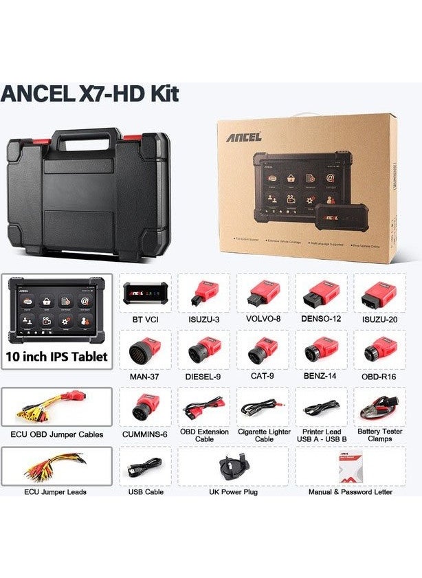 Ancel - X7 HD Heavy Vehicle Fault Detection Device - Image 1