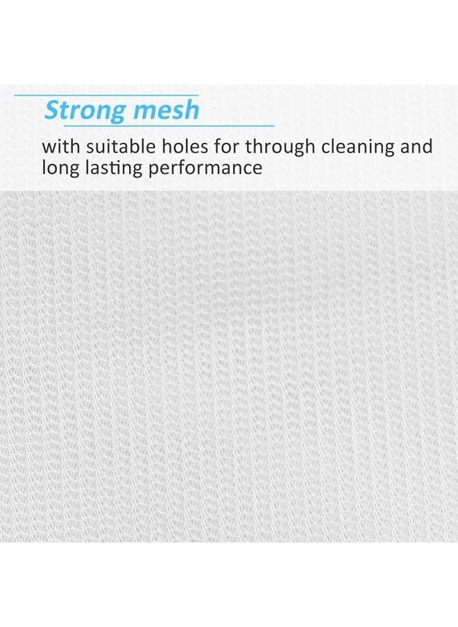 Hihonor 7 Pcs Mesh Laundry Bags for Delicates with Premium Zipper, Travel Storage Organize Bag, Clothing Washing Bags for Laundry, Blouse, Bra, Hosiery, Stocking, Underwear, Lingerie, White  - Image 2