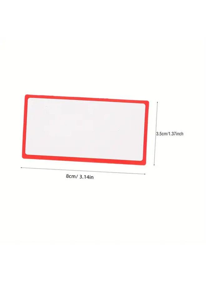 Mixed Colors Magnetic Whiteboard Labels 36 Pcs Reusable Refrigerator Teaching Size 3.14x1.37 Inch - Image 2