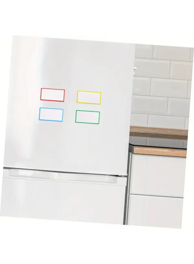 Mixed Colors Magnetic Whiteboard Labels 36 Pcs Reusable Refrigerator Teaching Size 3.14x1.37 Inch - Image 5
