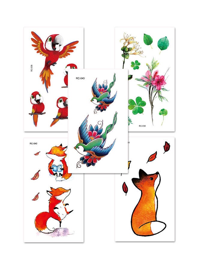 نيبمينينت مجموعة ملصقات تاتو مؤقت مضادة للماء من 5 قطع - Image 1