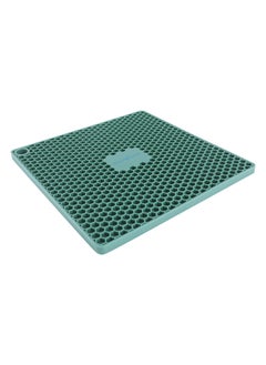 AL SANIDI Silicone Hot pot holder, Green, Size 17.5*17.5 Cm  - Image 1