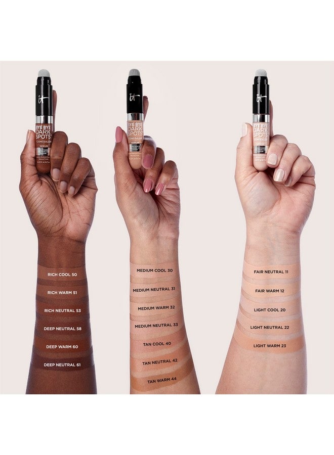 IT COSMETICS Bye Bye Dark Spots Concealer + Brightening Serum 2% Niacinamide Hyaluronic Acid & Caffeine Medium Coverage Natural Finish All Skin Types 31 Medium Neutral 0.22 Fl. Oz - Image 5