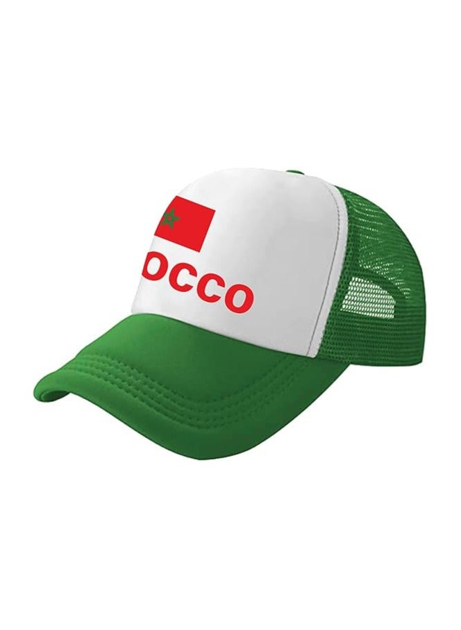 قبعة رياضية مغربية مع قفل بلاستيكي قابل للتعديل للرجال والنساء - Image 2