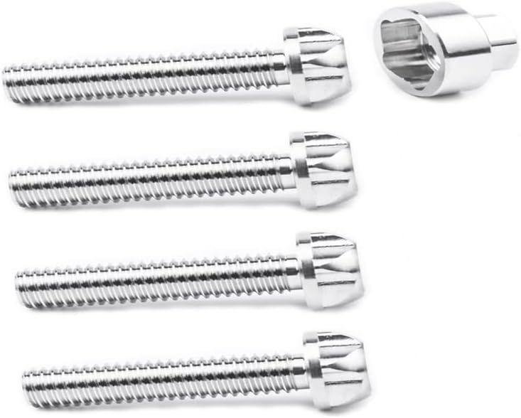 VOSANTU M8 Bolts Screws 304 Stainless Steel Anti-Theft Locking 40mm Security Hardware Kit - Image 1