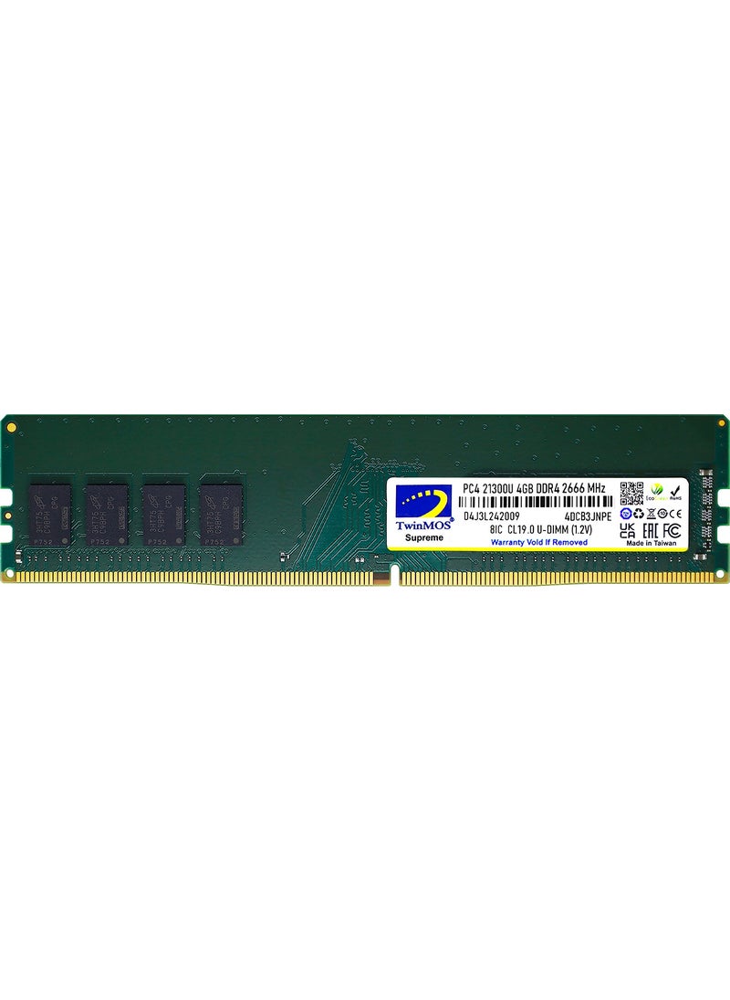 TwinMOS - DDR4 4gb 2666MHZ Desktop Ram (MDD44GB2666D) - Image 1