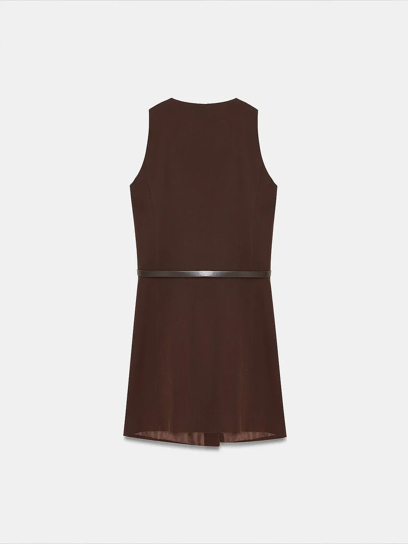 Dilvin Coffee Brown DILVIN Tencel Maxi Dress for Women | Best Price UAE