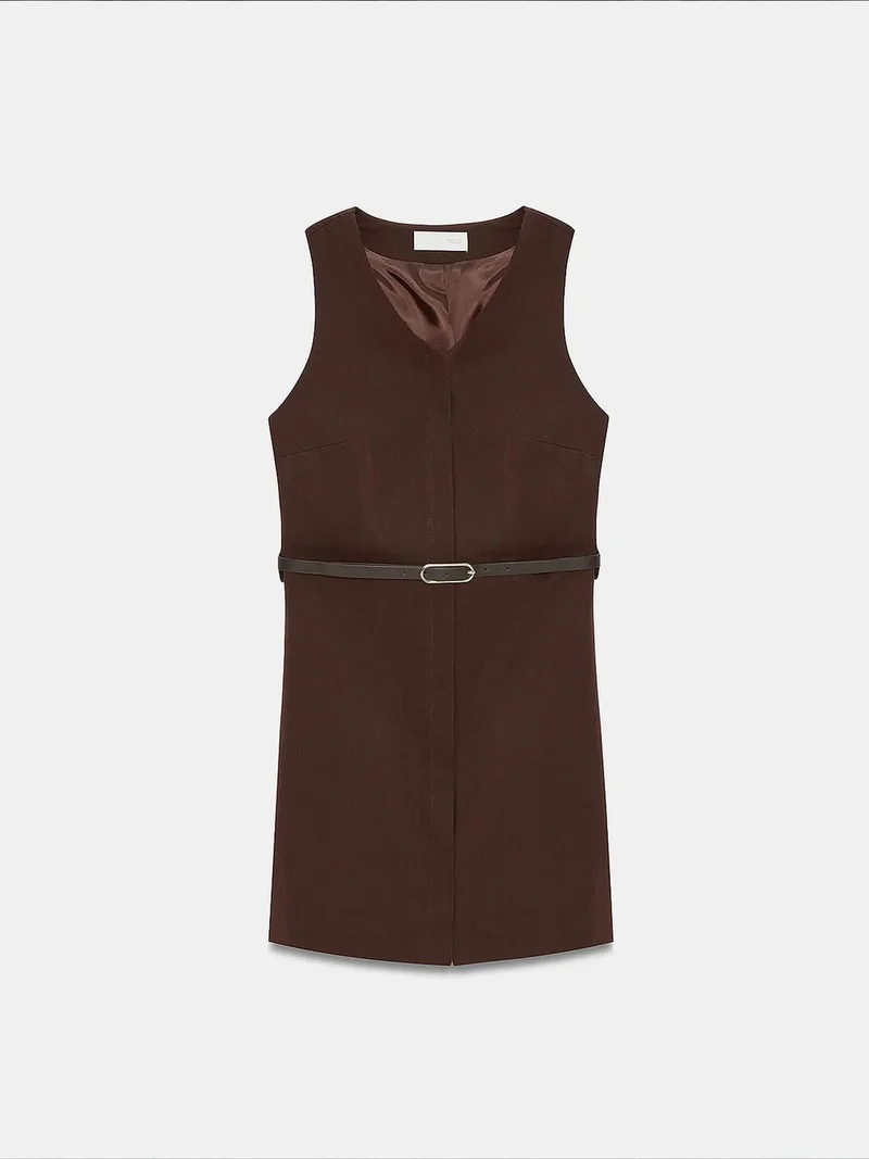 Dilvin Coffee Brown DILVIN Tencel Maxi Dress for Women | Best Price UAE