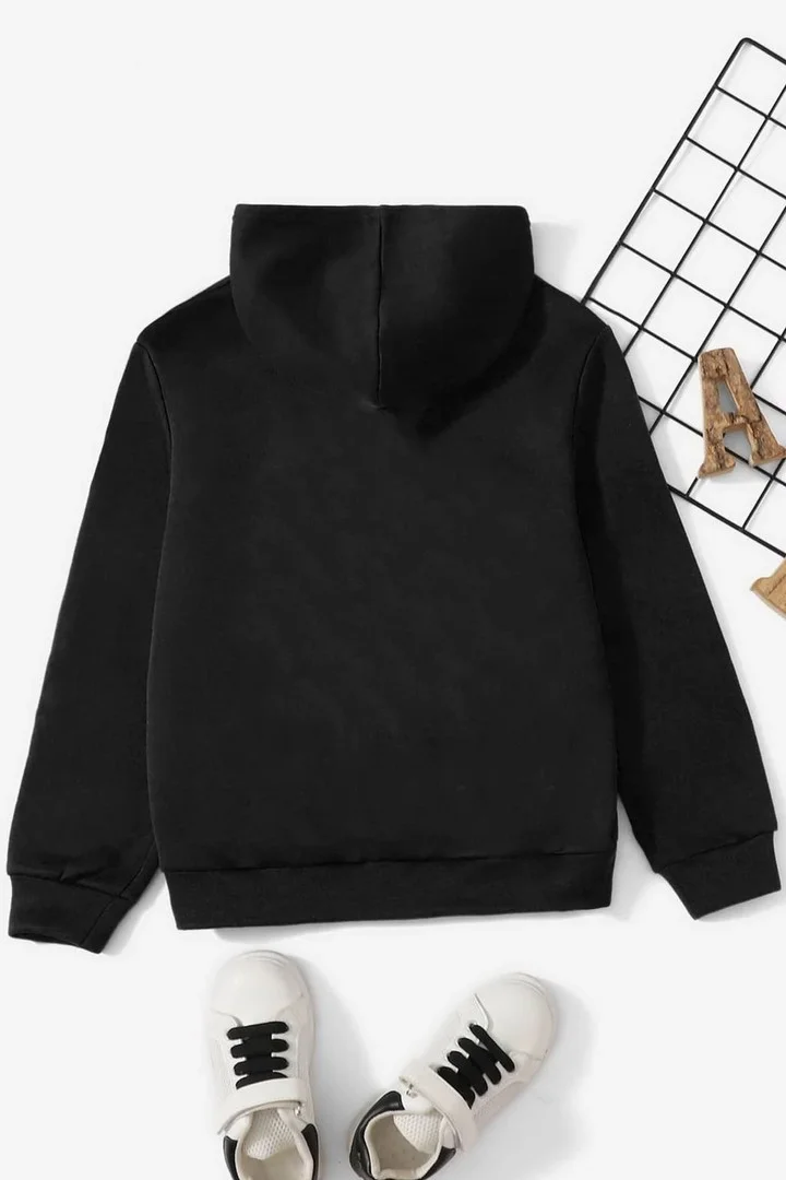 ONLYTRENDWEAR Kids Cedric Printed Sweatshirt 3-4 Years Old Black