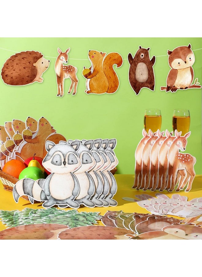 45 Pieces Woodland Creatures Cutouts Woodland Animal Cutouts Forest Animal Centerpieces Woodland Theme Party Decorations Woodland Cake Toppers For Kids Baby Shower Favors Birthday Party Supplies - pzsku/ZF9C0F50E1FDD713F9721Z/45/_/1732777863/6f267fec-f62d-4960-83d1-f17db259cd44