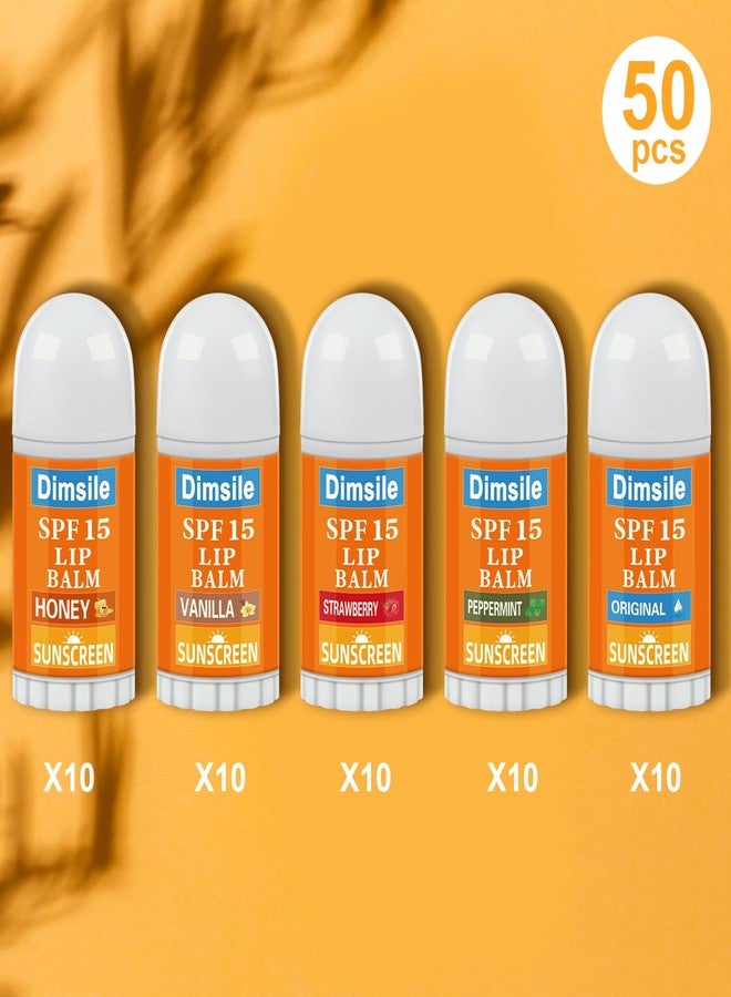 Dimsile 50 Pcs Mini Sunscreen Lip Balms Bulk Spf 15 Lip Balms Sticks with Sunscreen Teacher Nurse Volunteer Employee Appreciation Gifts Bulk Staff Team End of Year Coworkers Gifts for Women Men - Image 2