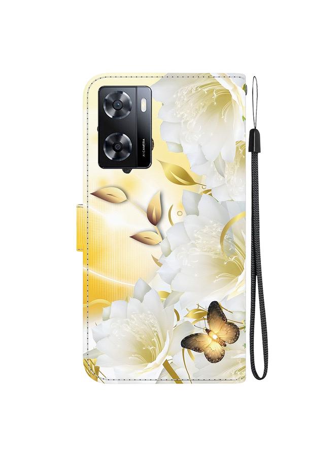 S-TOP Case For OPPO A57 5G / A57s 4G Crystal Texture Colored Drawing Leather Phone Case - Image 3