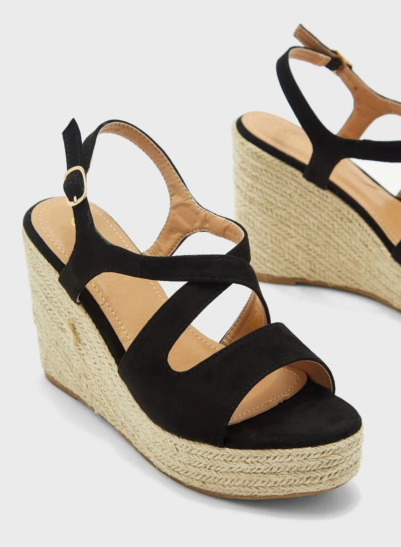 Ginger Espadrille Wedge Sandals