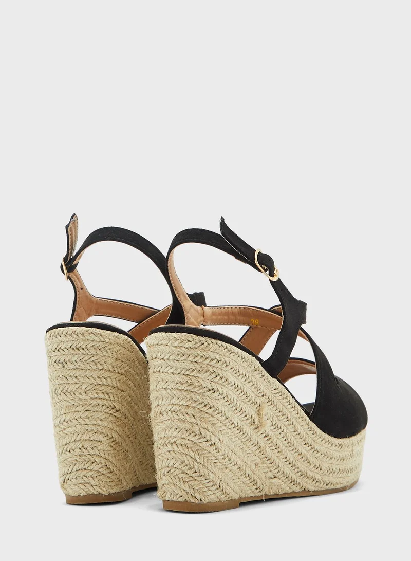 Ginger Espadrille Wedge Sandals
