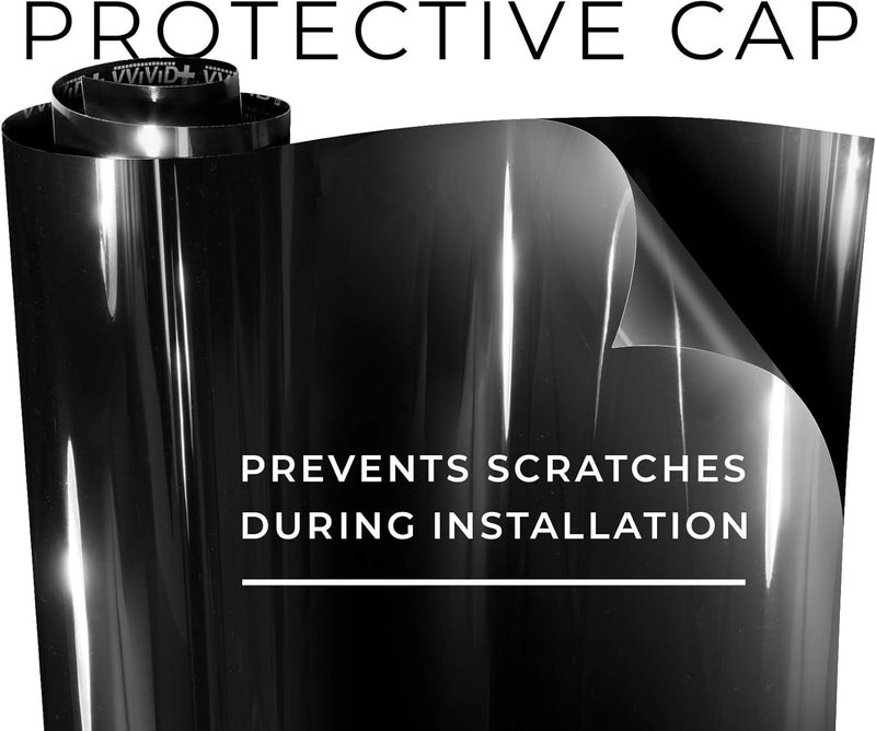 VViViD+ Ultra Gloss Premium Vinyl Car Wrap Film (3ft x 5ft, Gloss Piano Black) - Image 4