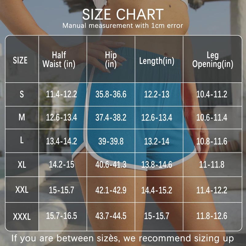 URATOT 7 Pack Womens Cotton Shorts, Dolphin Booty Athletic Gym Sports Shorts for Yoga Lounge Running - Image 4
