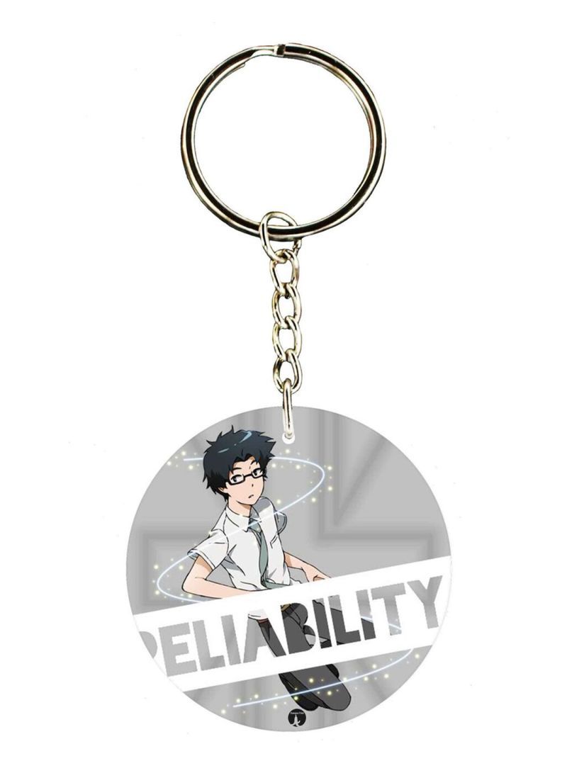Anime Digimon Double Side Printed Keychain