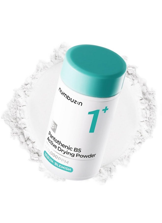 numbuzin numbuzin No.1+ Pantothenic B5 Active Drying Powder | Spot Treatment Acne, Pantothenic Acid, Niacinamide, Madecassoside | Excess Oil Control, Flattens Cystic Acne, Breakouts | Korean Skincare | 0.24 oz  - Image 1