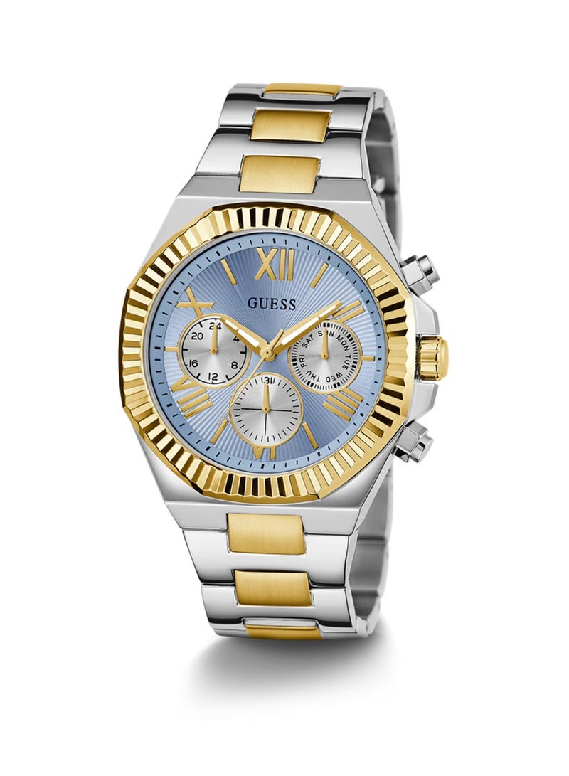 GUESS Men’s Two Tone Multi-Function Watch GW0703G3 - 44mm - Image 5