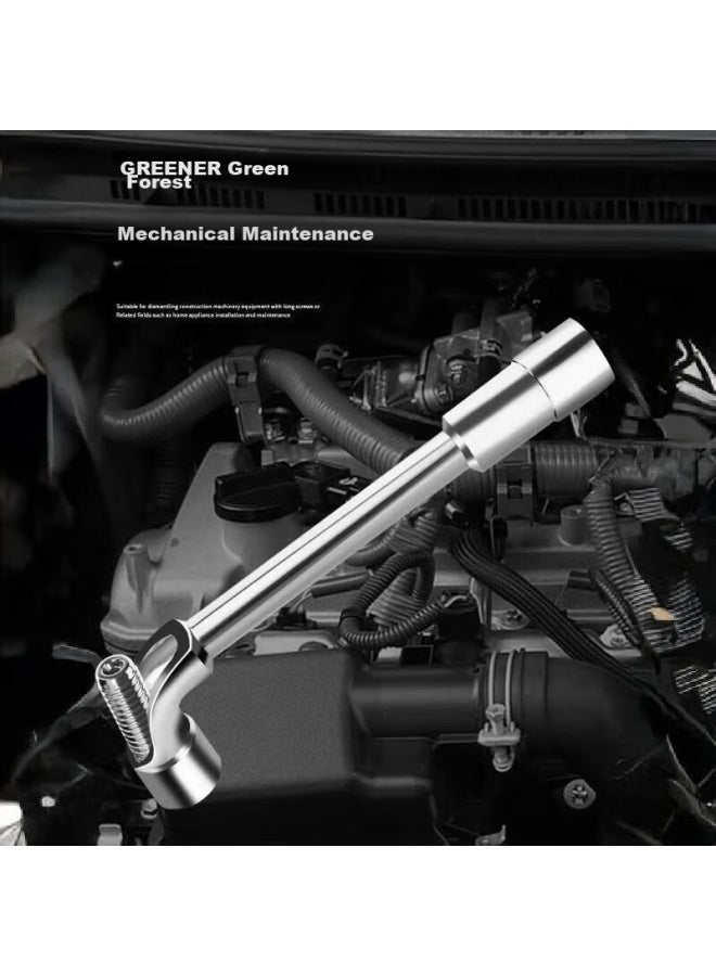 Greener L-shaped Household Socket Wrench Set Of 3： Hexagon/pipe/torpedo/bent Head/double-headed/piercing Tire Wrench - Image 3