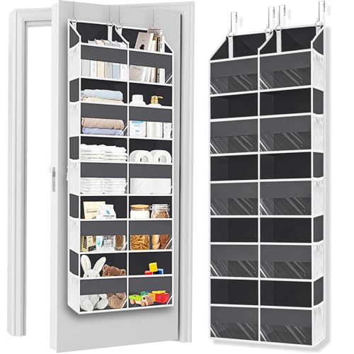 Ofiray-home Over the Door Organizer 5 Tiers, Extra Large Behind Door Storage of 10 Compartments, 80 lbs Weight Capacity Over Door Organizer, Door Hanging Organizer for Closet, Diaper Organizer, Room storage - Image 1