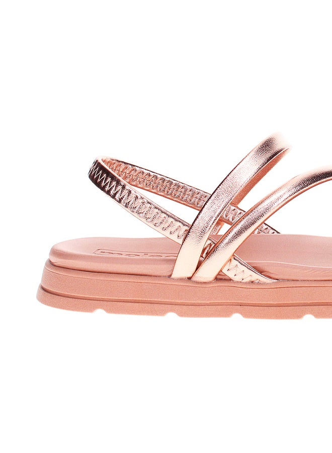 MOLECA Textured Slip-On Flat Sandals - Image 3
